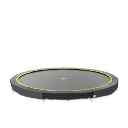 Trampolina ziemna sportowa Silhouette EXIT ø366cm - czarna