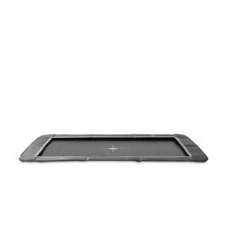 EXIT InTerra ground level sports trampoline 244x366cm - black