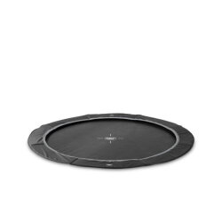 EXIT InTerra ground level sports trampoline ø305cm - black
