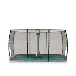 Trampolina ziemna Allure Classic EXIT 214x366cm - zielona