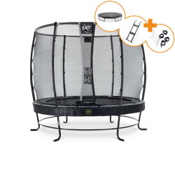 Trampolina Elegant Premium EXIT zestaw kompletny ø253cm - czarna