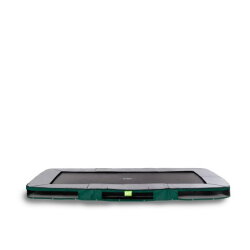 EXIT Elegant Premium ground sports trampoline 214x366cm - green