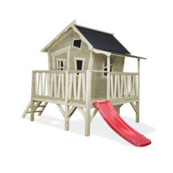 EXIT Crooky 350 wooden playhouse - grey-beige
