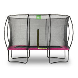 Trampolina Silhouette EXIT 244x366cm - różowa