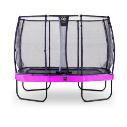 EXIT Elegant Premium trampoline 214x366cm with Deluxe safetynet - purple